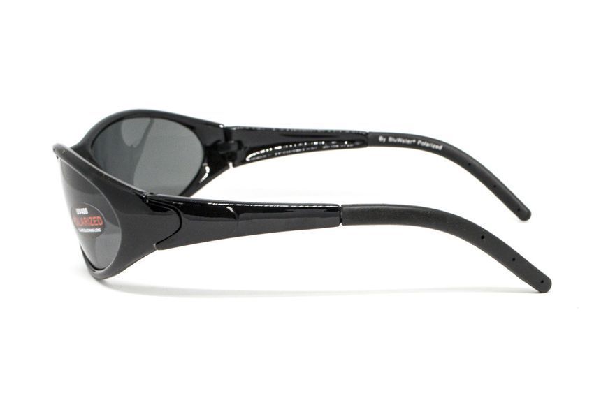 Окуляри поляризаційні BluWater Venice Polarized (gray) сірі в чорній глянцевій оправі BW-VENIG-GR2 фото