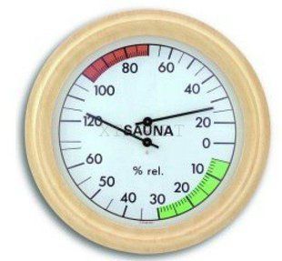 Термогігрометр для сауни TFA дерево 220х220 мм 401006 фото