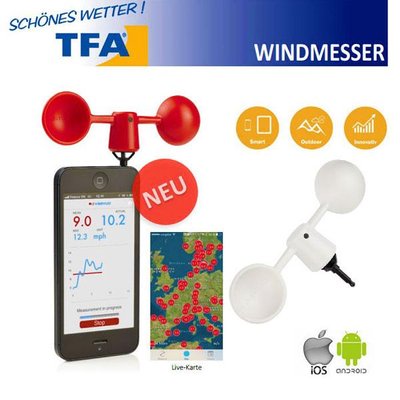 Анемометр для смартфона TFA 42600202 IOS і Android 42600202 фото