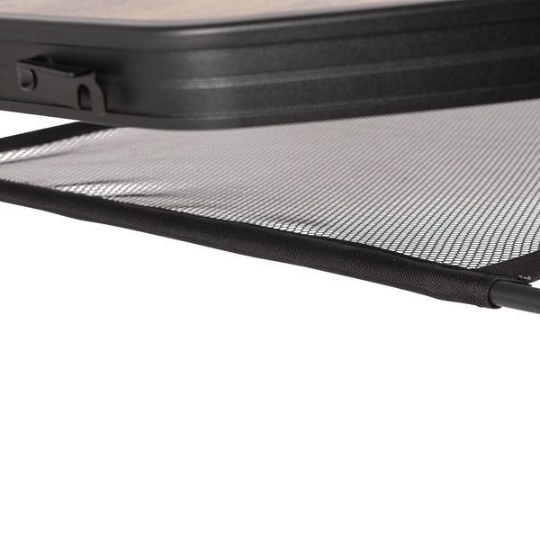 Стіл туристичний Bo-Camp Woodbine Oval 150x80 cm Black/Wood look (1404230) DAS301532 фото