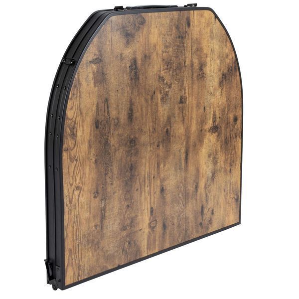 Стіл туристичний Bo-Camp Woodbine Oval 150x80 cm Black/Wood look (1404230) DAS301532 фото