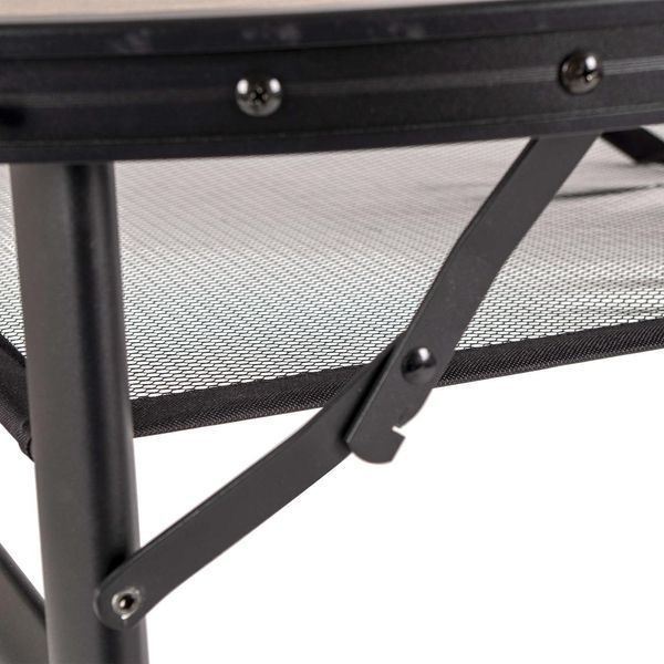 Стіл туристичний Bo-Camp Woodbine Oval 150x80 cm Black/Wood look (1404230) DAS301532 фото