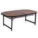 Стіл туристичний Bo-Camp Woodbine Oval 150x80 cm Black/Wood look (1404230) DAS301532 фото 3