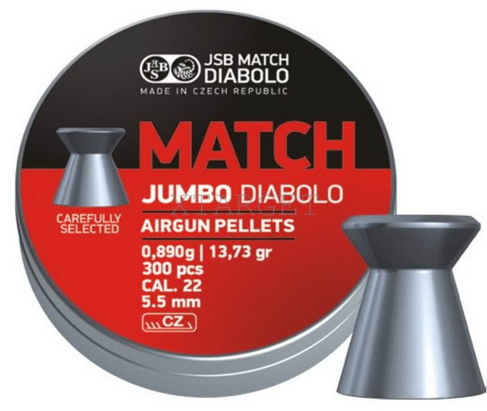 Пульки JSB Diabolo Jumbo Match 5.5 мм, 0.89г (300шт) 1453.05.21 фото