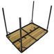 Стол Bo-Camp Trafford 90x60 cm Brown (1404670) DAS301536 фото 3