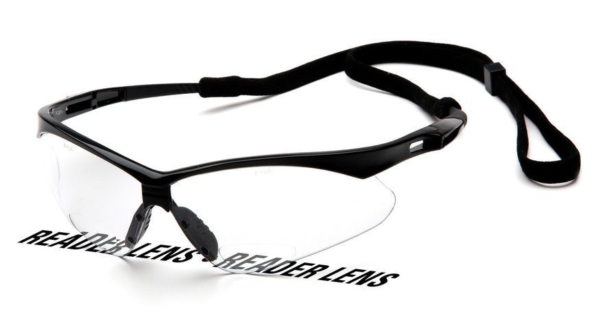 Біфокальні захисні окуляри Pmxtreme Bifocal (clear +2.0), біфокальні прозорі з діоптріями PG-XTRB20-CL фото