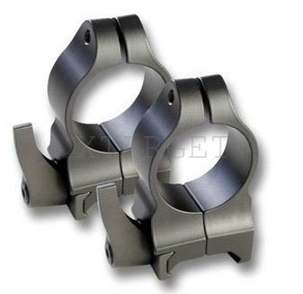 Кільця сталеві Warne 30 мм, Quick Detach Ring, низькі, швидкоз'ємні 2370.02.16 фото