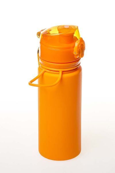 Пляшка силіконова Tramp 500 мл, помаранчева TRC-093-orange фото