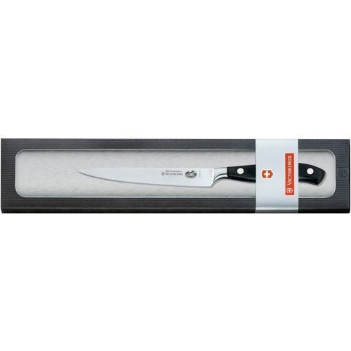 Кухонный кованый профессиональный нож Victorinox для мяса 7.7203.15G, в подарочной упаковке 4006960 фото
