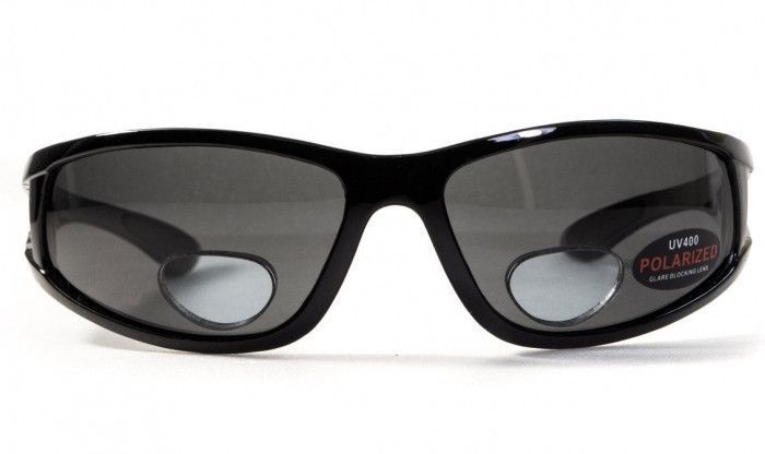 Поляризационные очки бифокальные BluWater Bifocal-3 (+2.0) Polarized (gray) серые 4БИФ3-20П20 фото
