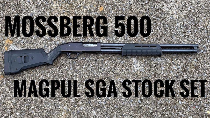Приклад Magpul SGA для Mossberg 500/590/590A1 - Stealth Gray 7002139 фото
