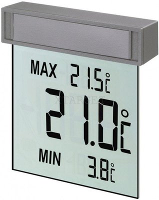 Термометр оконный цифровой TFA Vision на липучке 105х97х23 мм 301025 фото