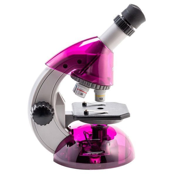 Дитячий мікроскоп SIGETA MIXI 40x-640x PURPLE із адаптером для смартфона 65914 фото