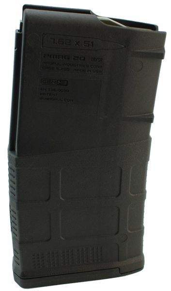 Магазин Magpul 308 Win (7.62/51) на 20 патронів Gen M3 чорний 3683.00.05 фото