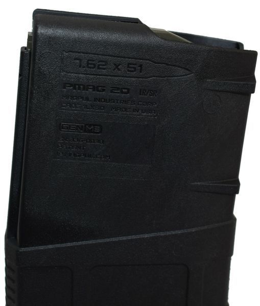 Магазин Magpul 308 Win (7.62/51) на 20 патронів Gen M3 чорний 3683.00.05 фото