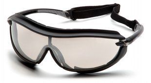 Защитные очки с уплотнителем Pyramex XS3-PLUS (Anti-Fog) (indoor/outdoor mirror) зеркальные полутемные 2ХС3-80П фото