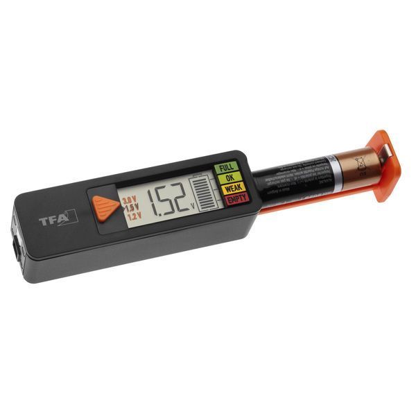 Тестер батареек и аккумуляторов TFA BatteryCheck 98112601 фото