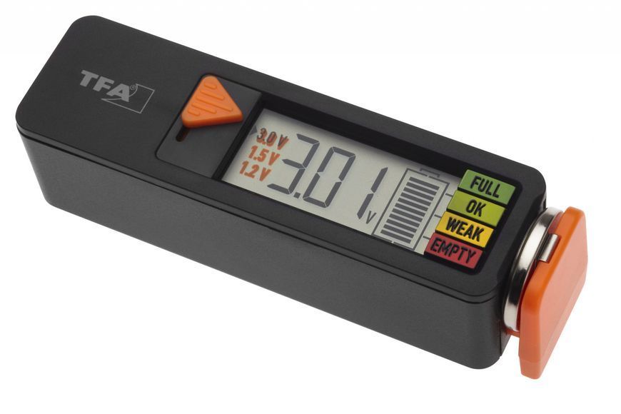 Тестер батареек и аккумуляторов TFA BatteryCheck 98112601 фото
