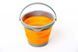 Ведро TRAMP складное силиконовое 10L Оранжевое TRC-091-orange фото 1