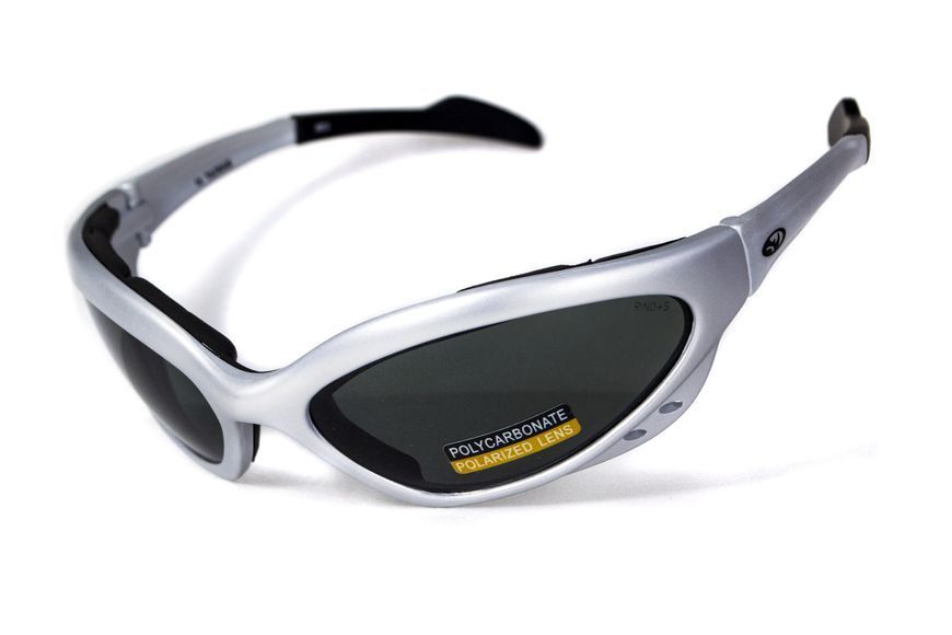 Захисні окуляри з поляризацією Black Rhino Rhinolidz Polarized (gray), сірі 4РИНО-20П фото