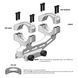 Моноблок Super High Warne X-Skeleton Mount 30 мм на Weaver/Picatinny 2370.02.99 фото 2