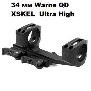Моноблок швидкознімний 34 мм Warne QD XSKEL QD XSKEL&nbsp;Ultra High 2370.03.05 фото