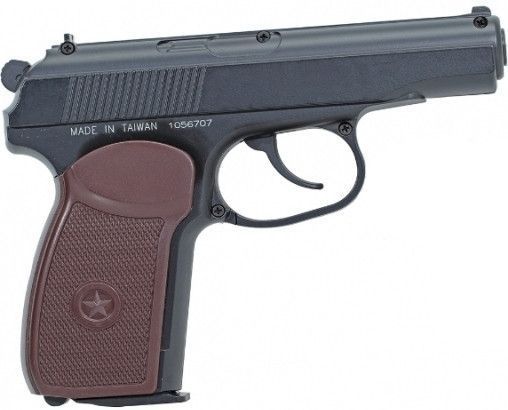 Пистолет пневматический SAS Makarov 4.5 мм. Корпус - металл 2370.14.30 фото