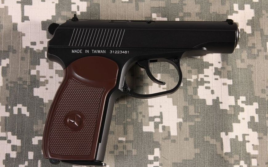 Пистолет пневматический SAS Makarov 4.5 мм. Корпус - металл 2370.14.30 фото