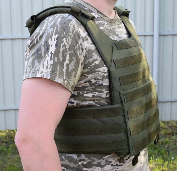 Плитоноска, разгрузка жилет, плитоноска ВСУ Novator PL-1 Khaki Cordura 201992 фото