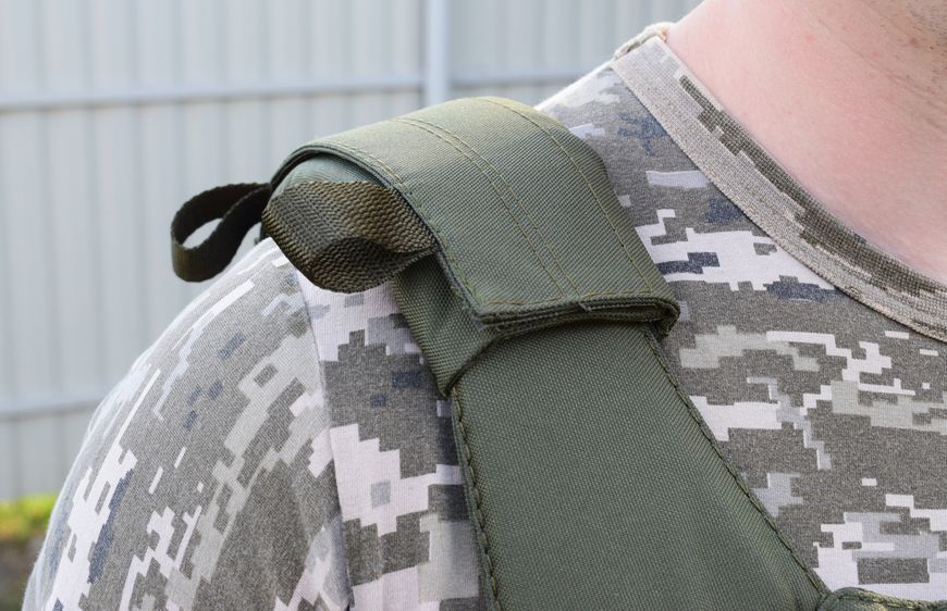 Плитоноска, разгрузка жилет, плитоноска ВСУ Novator PL-1 Khaki Cordura 201992 фото
