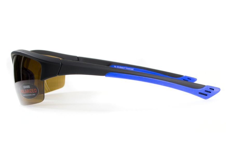 Поляризаційні окуляри BluWater Daytona-1 Polarized (brown) коричневі в чорно-синій оправі 4ДЕЙТ1-Г50П фото