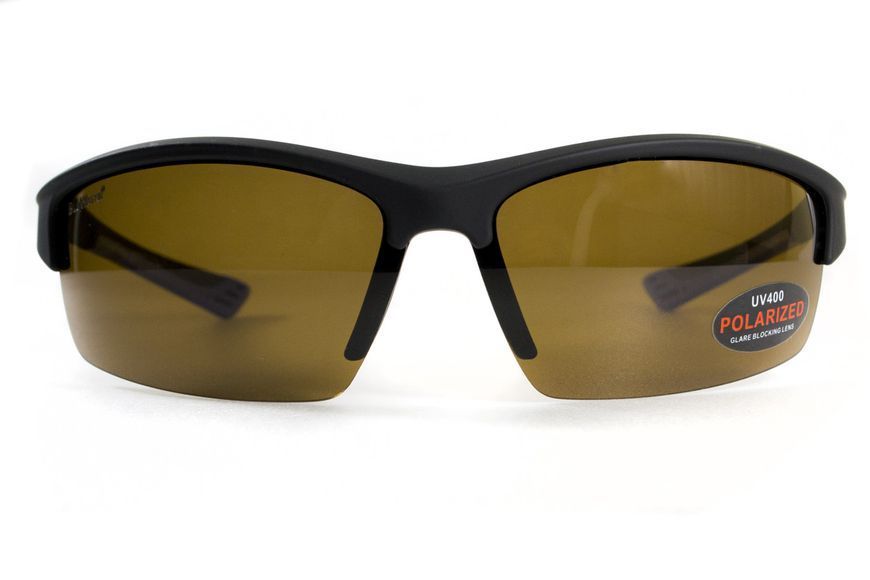 Поляризаційні окуляри BluWater Daytona-1 Polarized (brown) коричневі в чорно-синій оправі 4ДЕЙТ1-Г50П фото