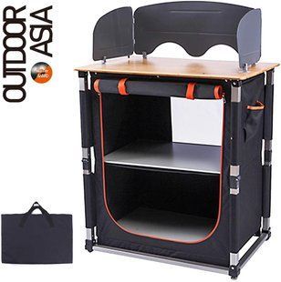 Складная кухня KingCamp BAMBOO COOKING TABLE(KC3904) Black KC3904 Black фото