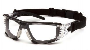 Очки защитные с уплотнителем Pyramex Fyxate (clear) Anti-Fog, прозрачные 2ФИКС-10 фото