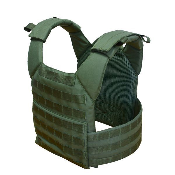 Плитоноска бронежелет тактический жилет Novator PL-2 Khaki Oxford 201993 фото