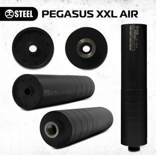 Глушник титановий PEGASUS XXL AIR 5.56 / 223, різьблення 1/2-28 1871797394 фото