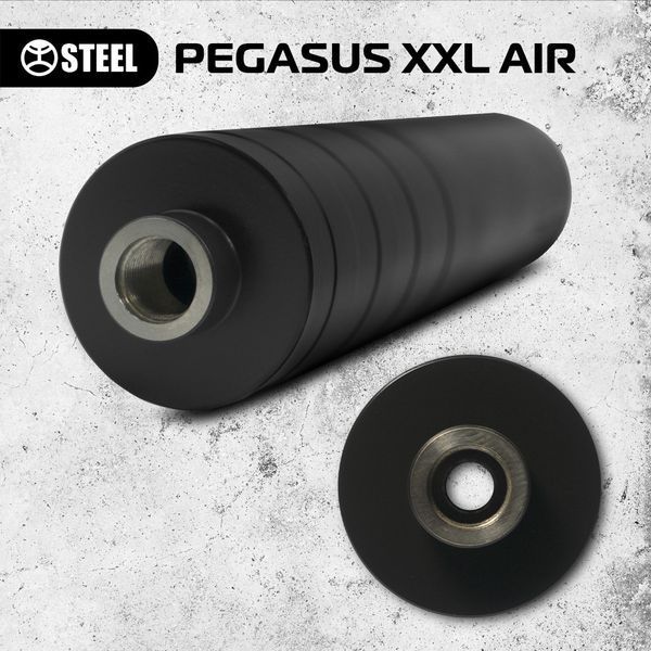 Глушник титановий PEGASUS XXL AIR 5.56 / 223, різьблення 1/2-28 1871797394 фото