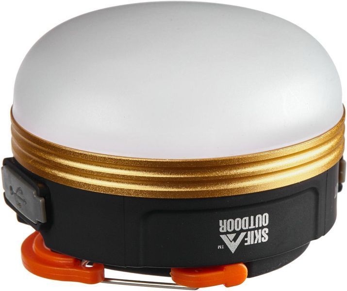 Фонарь кемпинговый SKIF Outdoor Light Drop Black/Orange 389.00.24 фото