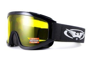 Защитная маска Global Vision Wind-Shield (yellow) Anti-Fog, жёлтые линзы GV-WIND-AM1 фото