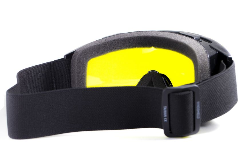 Захисна маска Global Vision Wind-Shield (yellow) Anti-Fog, жовті лінзи, жовті лінзи GV-WIND-AM1 фото