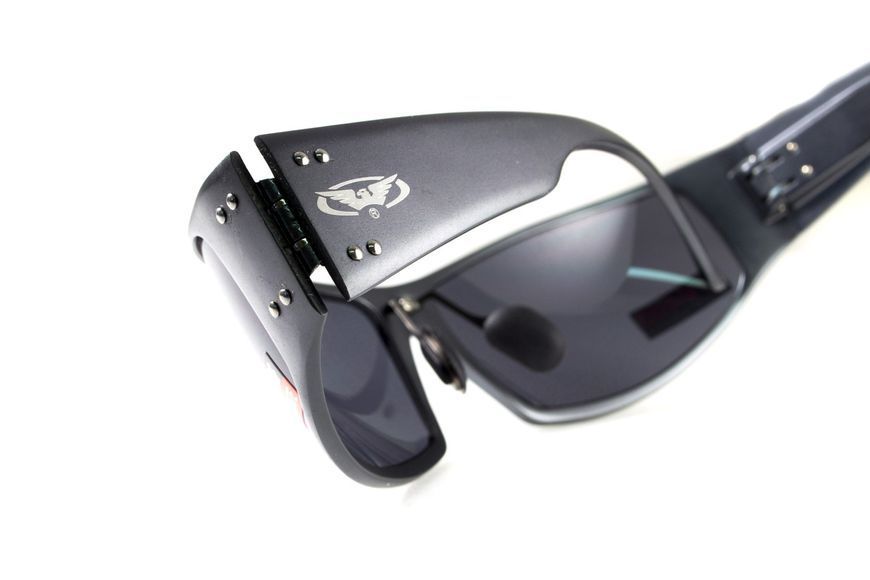 Открытыте защитные очки Global Vision BAD-ASS-2 GunMetal (gray) серые 1БЕД2-ГМ20 фото