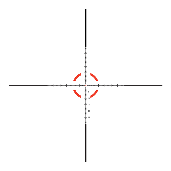 Приціл оптичний TRIJICON Credo 1-8x28 Red/Green MRAD Segmented Circle 5002970 фото