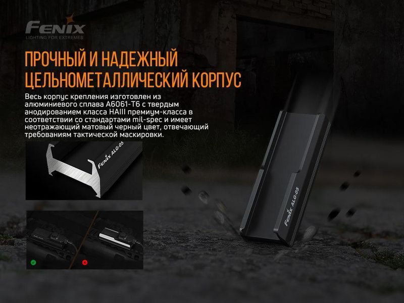 Крепление на оружие для выносной кнопки Fenix ALG-05 на WEAWER/Picatinny ALG-05 фото