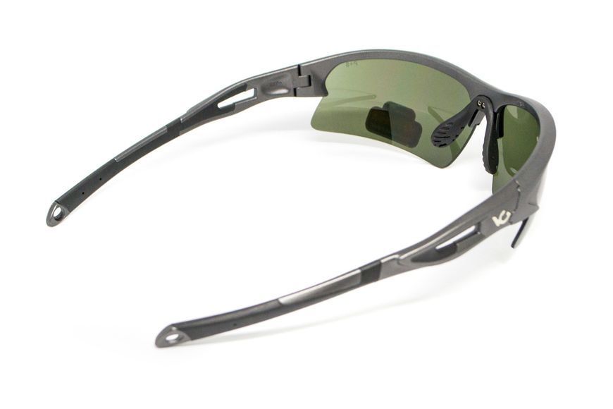 Окуляри захисні Venture Gear MontEagle GunMetal (forest gray) Anti-Fog, сіро-зелені VG-MONT-GR1 фото