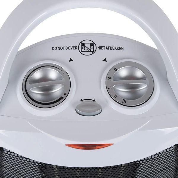 Тепло вентилятор керамічний Bo-Camp Heater Ceramic 450/900/1500 Watt DAS301702 фото