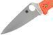 Нож Spyderco Delica 4 Flat Ground, оранжевый 87.11.71 фото 8