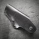 Кобура поясная Colt 1911 кожаная черная с гербом Украины Pellame-207 фото 2