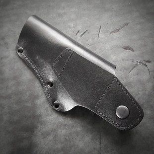 Кобура поясна Colt 1911 шкіряна чорна Pellame-208 фото