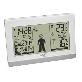 Метеостанція TFA Weather Boy 145х39х97 мм White 35115902 фото