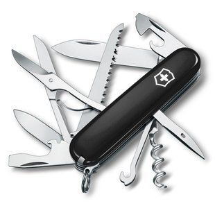 Швейцарский нож Victorinox Swiss Army Huntsman, ЧЕРНЫЙ 4001668 фото